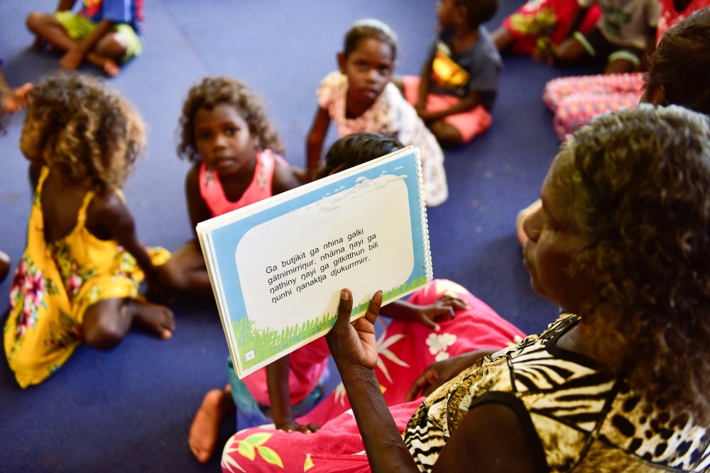 Teacher and Children inside the Classroom